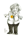 Cartoon: Angela 180 Grad (small) by Stefan Kahlhammer tagged angela,flankale,kahlhammer,flankalan,caricature,karikatur,merkel,kanzlerin,satire,atom,antiatom
