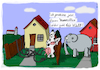 Cartoon: Kuh Homeoffice (small) by Grikewilli tagged wlan,internet,homeoffice,büro,kuh,lockdown,bauernhof,corona,covid,milch,elefant,arbeit,arbeiten,krise,molkerei