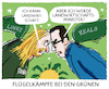 Cartoon: Fluegelkaempfe (small) by markus-grolik tagged oezdemir,hofreiter,realo,linke,fluegel,gruene,machtkaempfe,ministerposten,ampel,expertise