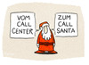 Cartoon: ..Saisonarbeit... (small) by markus-grolik tagged weihnachten,nikolaus,call,center,santa,claus,anglizmen,englisch,denglisch,arbeit,arbeitsverhältnisse,job,euro,cartoon,grolik