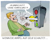 Cartoon: Tempolimit (small) by markus-grolik tagged fdp,klimaschutz,gruene,ampel,sondierungen,koalition,koalitionsverhandlungen,koalitionsvertrag,scholz,spd