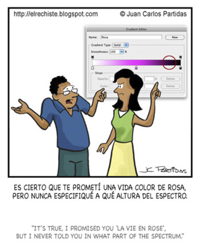 Cartoon: Rose (medium) by Juan Carlos Partidas tagged marriage,couple,couples,life,pink,rose,vie,parejas,matrimonio,rosa,vida,promesas,spanish