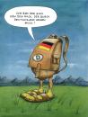 Cartoon: Deutschland Rucksack (small) by POLO tagged rucksack,may,not,be,translated