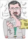 Cartoon: MORSY TIME (small) by AHMEDSAMIRFARID tagged morsy,morsi,egypt,cartoon,caricature,ahmed,samir,farid,revolution,army
