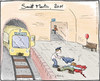 Cartoon: Sankt Martin 2011 (small) by Hannes tagged bettler,gewalt,helfer,mantel,martinsumzug,opfer,sankt,martin,ubahn