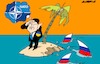 Cartoon: Desert island (small) by Amorim tagged russia,ukraine,nato,zelensky
