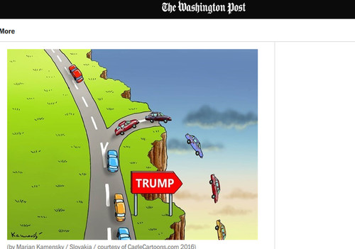 Cartoon: Mein cartoon in Washington Post (medium) by marian kamensky tagged obama,trump,präsidentenwahlen,usa,baba,vanga,republikaner,demokraten,faschismus,obama,trump,präsidentenwahlen,usa,baba,vanga,republikaner,demokraten,faschismus