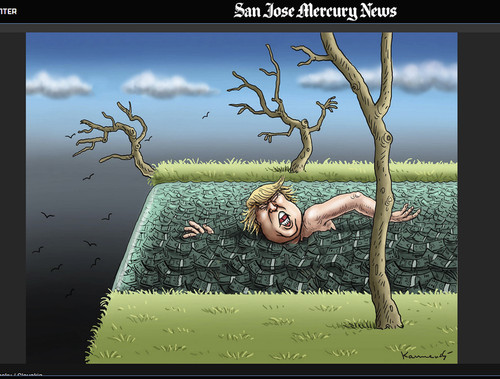 Cartoon: San Jose Mercury News (medium) by marian kamensky tagged san,jose,mercury,news,san,jose,mercury,news
