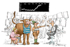 Cartoon: Bayern beruhigt die Märkte (small) by marian kamensky tagged bayern,moodys,kreditwürdigkeit,frankfurter,börse