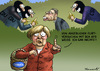 Cartoon: CDU Flirt mit der AfD (small) by marian kamensky tagged eu,wahlen,rechtsparteien,marie,le,pen,merkel,afd,strache,geerd,wilder