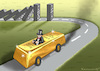 Cartoon: GOLDFLUCHT (small) by marian kamensky tagged finanzkrise,rettungsschirm,griechenland,eu