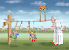 Cartoon: LÜGENPAPST BENEDIKT (small) by marian kamensky tagged lügenpapst,benedikt