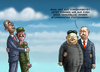 Cartoon: NAIVER OBAMA (small) by marian kamensky tagged obama,castro,cuba,embargo,putin,diktatoren