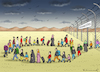 Cartoon: REFUGEES NOT WELCOME (small) by marian kamensky tagged vormarsch,evakuation,der,taliban,xi,jinping,in,kabul