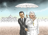 Cartoon: VatiLeaks (small) by marian kamensky tagged paolo,gabriele,benedikt,papst,vatikanskandal,betrug