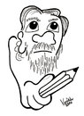 Cartoon: karykatura_43_14 (small) by Krzyskow tagged karykatura