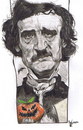 Cartoon: Edgar Allan Poe (small) by RoyCaricaturas tagged allan poe