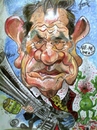 Cartoon: Tommy Lee Jones (small) by RoyCaricaturas tagged tommy,lee,jones,famous,actors,hollywood