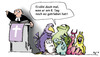 Cartoon: achtertag (small) by Mergel tagged religion,schöpfung,monster,bibel,genesis
