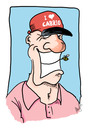 Cartoon: Cabriofahrer (small) by Mergel tagged cabrio,cabriolet,cabriofahrer,insekten,sonne,fahrtwind,sommer,frühling