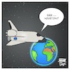 Cartoon: Houston (small) by Timo Essner tagged houston,texas,jahrhundertflut,usa,klimawandel,flutkatastrophe,überschwemmung,nasa,we,have,problem,cartoon,timo,essner
