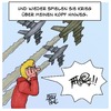 Cartoon: Krieg der Lärme (small) by Timo Essner tagged nato,flugzeuge,luftwaffe,lärm,lärmbelästigung,fluglärm