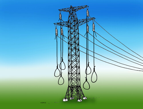 Cartoon: elesibenice (medium) by Lubomir Kotrha tagged energy,energy