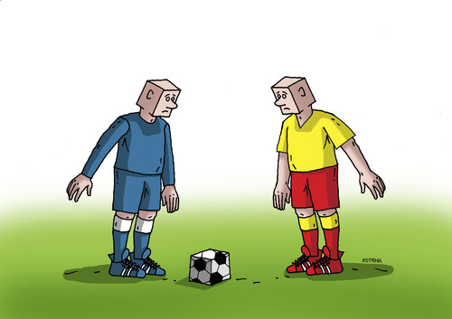 Cartoon: futhran (medium) by Lubomir Kotrha tagged football,soccer