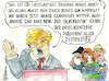 Cartoon: Der US-Aussteiger (small) by thomasH tagged klimaabkommem,ausstieg,trump,paris,un