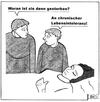 Cartoon: Tödliche Allergie (small) by BAES tagged krankheit,allergie,krankenhaus,krankenpfleger,patient,gesundheit,tod,todesursache,sterbebett,sterben