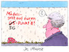 Cartoon: 5G-versteigerung (small) by Andreas Prüstel tagged fünf,mobilfunkauktion,mainz,gpunkt,cartoon,karikatur,andreas,pruestel