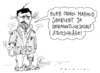 Cartoon: anschlag (small) by Andreas Prüstel tagged ahmadinedschad,bombenanschlag,iran,atomschlag