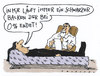 Cartoon: balken (small) by Andreas Prüstel tagged psychotherapie,psychotherapeut,patient,virtuelles