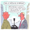 Cartoon: befremdlich (small) by Andreas Prüstel tagged googlestreetview,personenverfremdung,aufnahmefahrzeuge
