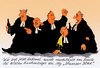 Cartoon: blockrandale (small) by Andreas Prüstel tagged evangelischer,kirchentag,pfarrer,randale,schwarzer,block,cartoon,karikatur,andreas,pruestel