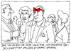 Cartoon: gehoben (small) by Andreas Prüstel tagged gehobenegesellschaft,wohlhabende,oberezehntausend