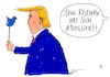 Cartoon: rest (small) by Andreas Prüstel tagged usa,trump,iran,atomabkommen,ausstieg,resthirn,cartoon,karikatur,andreas,pruestel