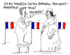 Cartoon: schlitzohr sarkozy (small) by Andreas Prüstel tagged präsidentschaftswahlen,frankreich,sarkozy,hollande