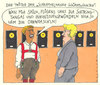 Cartoon: schürzenspalter (small) by Andreas Prüstel tagged volkstümlichemusi,erfolg,massengeschmack,dünnschissmusik,inkontinezwindeln,stringtangas