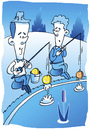 Cartoon: Anglerglück (small) by astaltoons tagged geldanlage,euro,börse