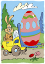 Cartoon: Osterhase (small) by astaltoons tagged ostern,hase,osterei