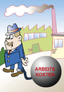 Cartoon: Wirtschaft (small) by astaltoons tagged arbeitskosten,gehälter,arbeitnehmer