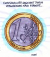 Cartoon: Euroauslagerung (small) by RABE tagged euro china eu merkel euromünze rettungspaket brüssel absicherung währung regierungschefs europa hilfspakete rettungschirm rettungsring cent fernost raubkopie währungsunion