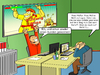 Cartoon: Gamification (small) by Cloud Science tagged gamification,mitarbeiter,motivation