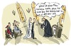 Cartoon: PIN-Hochzeit (small) by Bettina Bexte tagged pin,hochzeit,kirche,jawort,geheimzahl,traualtar,pastor