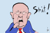 Cartoon: Wer war das? (small) by tiede tagged trump,usa,election,biden,tiede,cartoon,karikatur