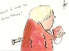 Cartoon: Merkel trifft Hollande (small) by tiede tagged merkel,hollande,konflikte,eurobonds,euro,eurocrisis,tiede,joachim,tiedemann,karikatur,cartoon