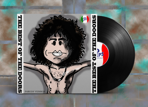 Cartoon: Jim Morrison Parodies (medium) by Peps tagged doors,jimmorrison,psichedelic