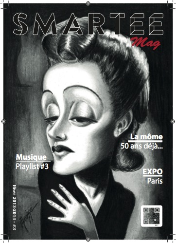 Cartoon: Smartee Mags cover (medium) by menekse cam tagged france,singer,piaf,edith,cover,art,paris,french,magazine,mag,smartee