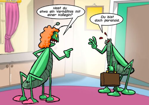 Cartoon: Mantis (medium) by Chris Berger tagged gottesanbeterin,praying,mantis,kollegin,büro,gottesanbeterin,praying,mantis,kollegin,büro,sex